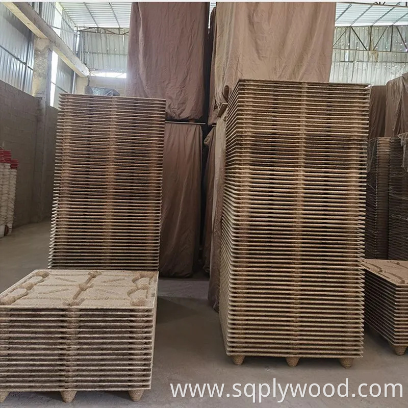 New Nestable Fumigation Free Compressed Wood Pallets 4 Way Warehouse Wooden Pallet 1000*1000mm 1100*1100mm 1200*800mm 1200*1000mm for Singapore & Malaysia